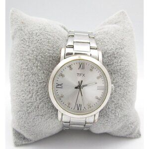 Women TFX by Bulova Quartz WR Analog 30mm Round Watch (H871) "New Battery"